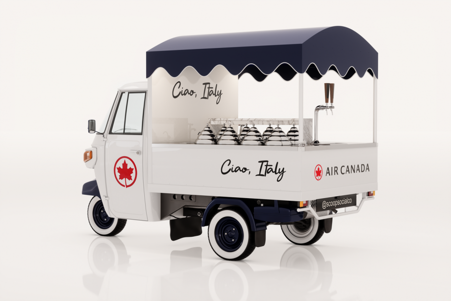 Scoop Social Co Mobile Beverage and Gelato Cart