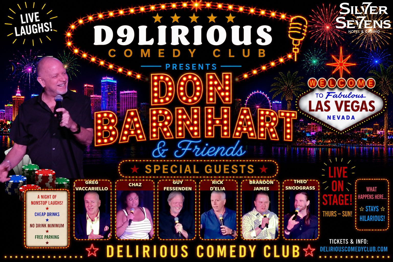 Don Barnhart & Friends At Delirious Comedy Club